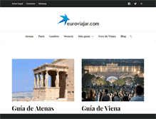 Tablet Screenshot of euroviajar.com